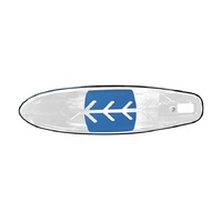 Planche à Air gonflable pour paddle Support de pagaie transparent fait sur mesure offre spéciale vente en gros