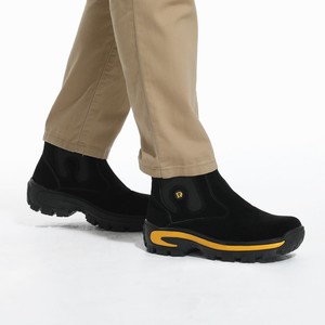 Wholesale Quality <strong>Men's</strong> Outdoor Chelsea <strong>Boots</strong> Slip on Durable PU Leather Mid-calf Western Outdoor Mens Dr <strong>Marten</strong> Style Shoes - Product Image 5