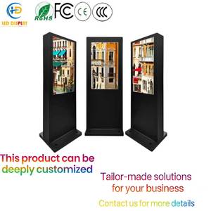 HDZX 32 Inch Indoor Android Floor Stand Touch Screen Display Advertising <strong>Totem</strong> Lcd Digital Signage and Displays for Indoor - Product Image 1
