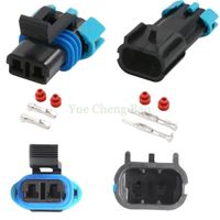 Connecteur de soufflerie automobile 4 broches série 280 mâle/femelle pour Buick Regal 12129600 12129565 étanche IP44 en cuivre
