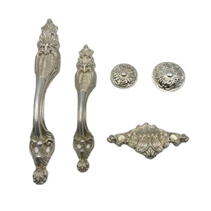 Popular Zinc Alloy Modern Lightweight Ring Three-dimensional Single Double Hole <b>Cabinet</b> Door Drawer Handle - Product Image 3