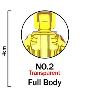 Figurines vierges en blocs de construction, mini-poupées non imprimées, figurines simples avec pulvérisation dorée, jouet en plastique à assembler - Product Image 2