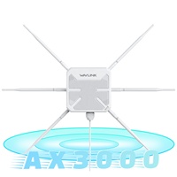 Extensor WiFi WAVLINK WN588HX3 WiFi6 AX3000, punto de acceso inalámbrico de doble banda para exteriores, enrutador WiFi IP67