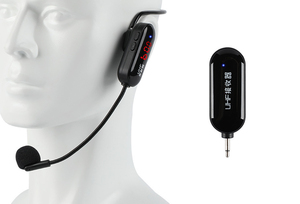 Tai Nghe Không Dây Microphone UHF Tai Nghe Hệ Thống Mic Tai Nghe Và Cầm Tay 2 Trong <span class=keywords><strong>1</strong></span> Cho Khuếch Đại Giọng Nói, Loa Sân Khấu, Giáo Viên - Product Image 6
