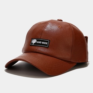 Vente chaude Nouvelle Arrivée Casquette De Baseball Élégante pour Hommes Femmes PU <span class=keywords><strong>Cuir</strong></span> Fly Chapeau avec Lunettes 100% Polyester Caractéristique De Tissu Commun - Product Image 5