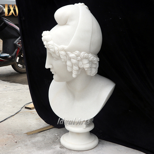 Busto in Marmo di Paris <span class=keywords><strong>della</strong></span> <span class=keywords><strong>Mitologia</strong></span> <span class=keywords><strong>Greca</strong></span>, Scultura Decorativa da Interni in Vendita - Product Image 5