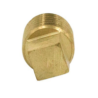 Bouchon à vis fileté Npt en laiton 1/2''