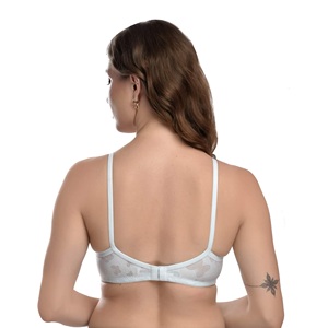 Soutien-gorge en mélange de coton à couvrance totale pour femme |   Tissu en coton polyester doux |   Soutien-gorge à couvrance totale |   Sangles réglables |   U-Back |   Fermeture au dos - Product Image 2