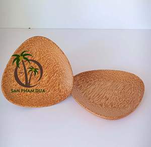 Vajilla de madera de coco natural, tazón de coco, plato, taza/plato, cuchara-para acampar, MOQ 50 piezas - Product Image 6