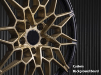 Vente flash - Jantes forgées de style vin rouge brossé tout-terrain compatibles avec l'anneau Beadlock pour Nissan Patrol Y60 Y61