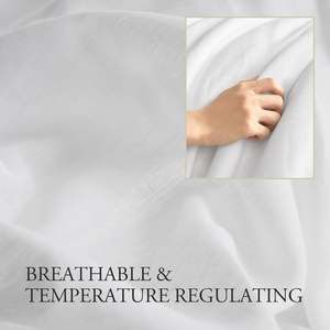 Juego de Ropa de Cama de Hotel Simple 100% Algodón al por Mayor, Personalizado, Suave, Transpirable, Percal 200TC, Sábana Plana, Funda de Almohada, Funda Nórdica - Product Image 3