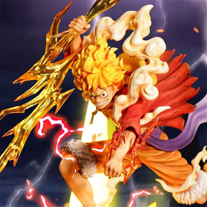 Statuetta in PVC di Nika Gear 5 Luffy Ghost Guide God Sun da 50CM con Luce, Nuovo Stile di Action Figure Anime - Product Image 4