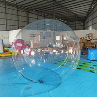 Balle géante gonflable transparente pour marcher sur l'eau, en PVC, balle humaine transparente, balle flottante pour la mer, la piscine, les sports nautiques