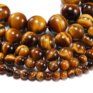Natural Yellow <b>Tiger</b> <b>Eye</b> Round Loose Beads Stone Material For DIY <b>Bracelet</b> Wholesale Yiwu Origin Spring 2023 - Product Image 3