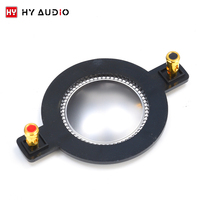 HY AUDIO - Fournisseur d'usine - Diaphragme de haut-parleur argenté, diaphragme nervuré en titane, pièces de rechange pour pompe à diaphragme
