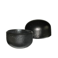 Capuchon sans soudure PE 4'' ASME B16.9 ASTM A234WPB SCH40, Offre Spéciale