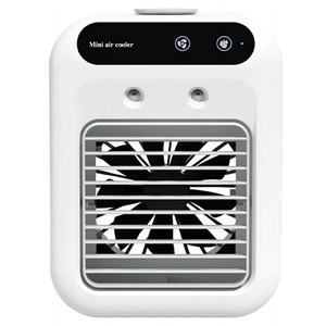 Nouveau design 2026 – Mini ventilateur rafraîchisseur d'air portable USB rechargeable en plastique pour table, idéal pour garage - Product Image 1