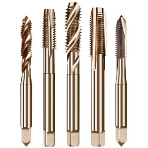 Tarauds de machine Jingda Tools M35 à pointe spirale et cannelure droite pour acier, pour centre d'usinage CNC - Product Image 5