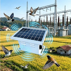 Répulsif Solaire Ultrasonique pour Oiseaux avec Sons d'Appel d'Oiseaux en Distress et d'Agresseurs pour Éloigner les Nuisibles (Grosses-pellicules, Mouettes, Piqueurs, Grappes) - Product Image 2
