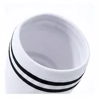 Chaussettes de golf blanches personnalisées, hauteur genou, avec rayures noires, respirantes, à compression, pour hommes et femmes