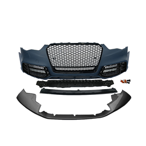 ชุดแต่งกันชนหน้าสไตล์ RS5 สำหรับ Audi A5 S5 B8.5 ปี 2012 2013 2014 2015 2016 พร้อมกระจังหน้าสีดำเงา - Product Image 2