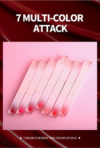 MLM OEM ODM 2 in 1 Double Head <b>Lip</b> Gloss Matte & Mirror Non-stick Cup Long Lasting Moisturizing <b>Lip</b> Glaze matte <b>lip</b> gloss - Product Image 6