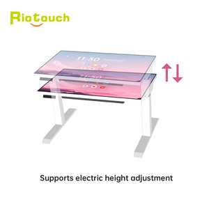 Table interactive motorisée à hauteur réglable avec écran tactile multipoint capacitif de 43 pouces pour <span class=keywords><strong>les</strong></span> applications éducatives des enfants du primaire et du secondaire, jeux gratuits - Product Image 2