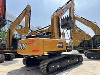 Excavatrice d'occasion SANY SY235C de haute qualité, fabriquée en Chine, avec peu d'heures de fonctionnement, 23 tonnes, hydraulique, moteur PLC, boîte de vitesses, chargeur frontal