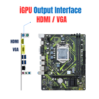NOUVELLE carte mère H310M-A prend en charge le connecteur TPM 2.0, processeur Intel de 8e-9e génération, double canal 2X DDR4, NVMe M2, SATA3.0, USB3.0, H310