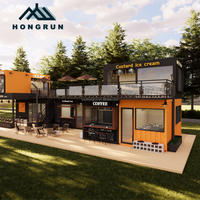 Maisons préfabriquées modulaires, conteneurs de restaurant, conteneurs de 40 pieds, bars, restaurants, conteneurs alimentaires