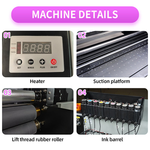 Impresora <span class=keywords><strong>de</strong></span> Inyección <span class=keywords><strong>de</strong></span> Tinta para Etiquetas <span class=keywords><strong>de</strong></span> Sublimación UV DTF, Fabricación Personalizada MOEM/ODM, 60 cm, Totalmente Automática con Laminador - Product Image 4