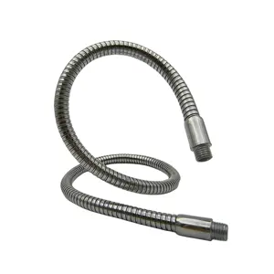 Tubi per materiali Hardware di fabbrica tubo flessibile in metallo a collo d'oca per microfono per lampada con supporto per telefono da collo