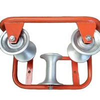 Rouleau de poulie de câble, avec roue en aluminium et Nylon, mètres, prix d'usine