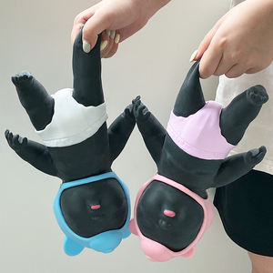 Grande poupée noire remplie de sable, en plastique, jouet résistant à l'étirement et à la compression, non rebondissant, jouet de décompression - Product Image 4