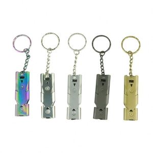 Portable Stainless Steel Signal Rescue Whistle Essential Accessory <b>Tool</b> for Camping and Hiking - Product Image 4