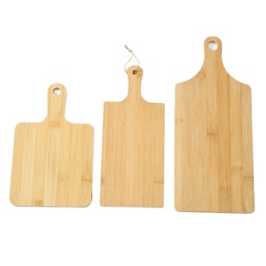 Planche à steak en bambou 350x150mm, épaisseur 10mm, plateau rectangulaire pour service, usage cuisine - Product Image 4