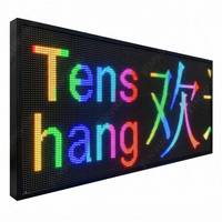 Papan Pesan LED Bergulir yang Dapat Diprogram via WiFi USB Menyimpan Teks Berwarna Penuh, Gambar, Tampilan Animasi, Penggunaan Luar Ruangan/Dalam Ruangan, Kualitas Tinggi