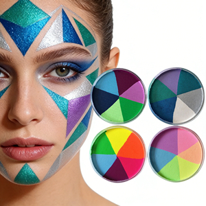 Children's Non-Toxic Water-Based Body Paint Palette 30g EN71 Certified LinkRainbow 6-Color Set for Face Body Painting - Product Image 1