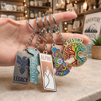 Porte-clés en émail de forme personnalisée, alliage de zinc, porte-clés en métal irrégulier, logo promotionnel, porte-clés souvenir, étiquette métallique pour cadeau