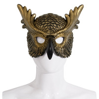 Masque de Hibou Nouveau Style pour Carnaval, Accessoire de Cosplay Festif en Plastique PP, Taille Unique, Idéal pour Créer une Ambiance Festive lors de Soirées Dansantes