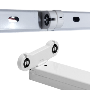 2 Base <span class=keywords><strong>de</strong></span> lámpara <span class=keywords><strong>de</strong></span> garantía para <span class=keywords><strong>dos</strong></span> <span class=keywords><strong>tubos</strong></span> Led <span class=keywords><strong>de</strong></span> 120 cm Tubo T8 Soporte integrado Accesorios <span class=keywords><strong>de</strong></span> iluminación conectables 2 pies 4 pies 60cm Accesorio <span class=keywords><strong>de</strong></span> luz - Product Image 1