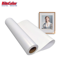 Papier photo métallique argenté microporeux RC ultra brillant compatible avec les imprimantes Epson, Canon
