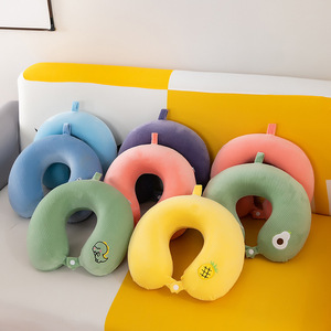 Oreiller de voyage en U personnalisable, multi-couleurs, portable pour avion, massage et sommeil – Meilleure vente - Product Image 1