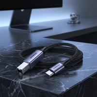 Câble de données OTG Type-C pour tablette, connexion directe à l'ordinateur portable, connecteur carré, port MIDI, pour imprimante