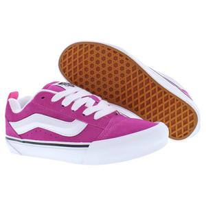Zapatos Unisex Vans Knu Skool de Gamuza Color Rosa Neón para Skateboarding - Product Image 4