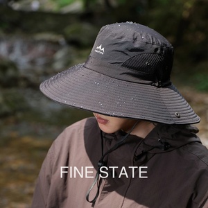 Finestate Mũ che nắng nam chu vi đầu lớn Mũ Đi Bộ Đường Dài Ngoài Trời và mũ câu cá với chống nắng mùa hè - Product Image 3