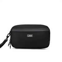 Nouvelle Pochette Homme Transfrontalière Tendance Décontractée Grande Capacité Oxford Business Mode Fermeture Éclair Sac IPAD Doublure Polyester