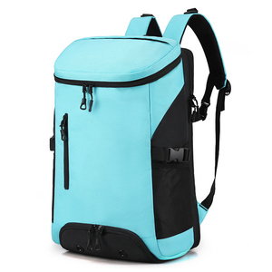 Mochilas de Gimnasio Personalizadas con Logotipo para <span class=keywords><strong>Hombre</strong></span> y Mujer, Mochilas Escolares Impermeables de Nailon para Deportes, Viajes, Jóvenes y Estudiantes con Compartimento para Zapatos - Product Image 3