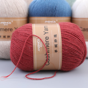 Hilos de Cachemira de Primera Calidad, 35 Colores, Suaves y Cálidos, Mezcla de Cachemira/Lana Merino, Hilo para Tejer Suéteres a Mano para Mujer, 350m/bola, 50g+20g - Product Image 4