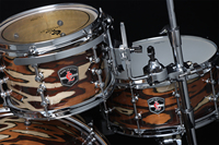 Batterie de jazz professionnelle en bois LIchuang-artist Yishujia avec des peaux REMO-UT doublement huilées et une construction en érable et bouleau